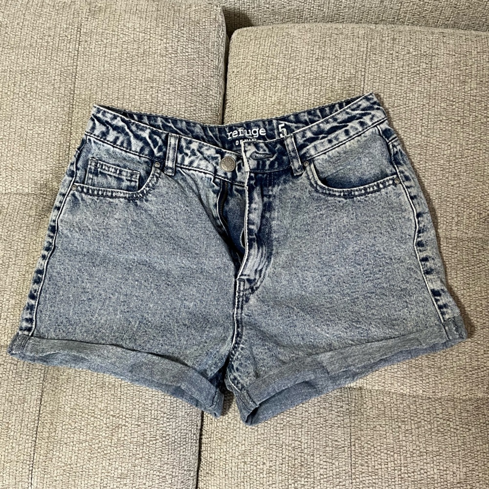Refuge Women's Blue Jean Shorts